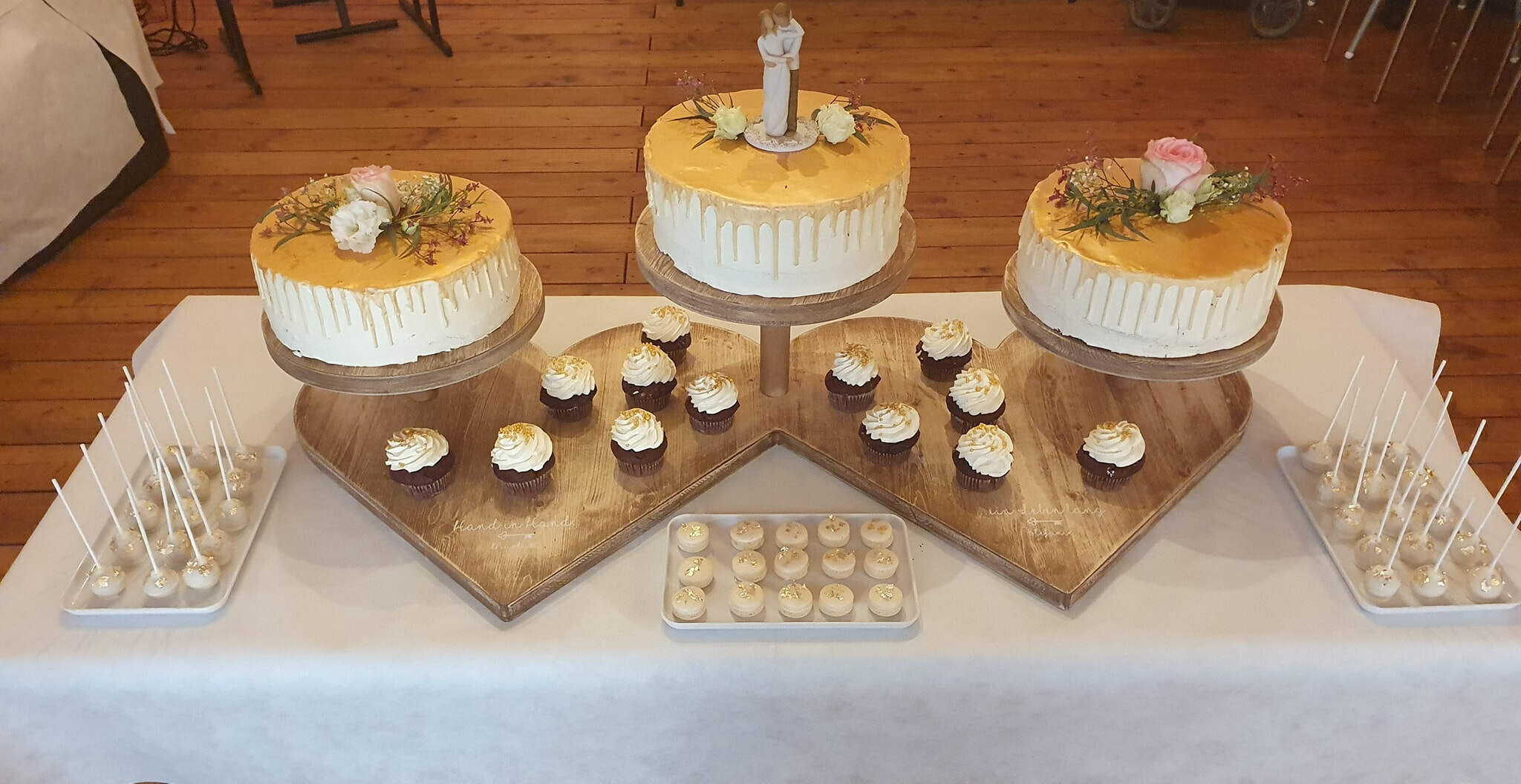 einfache Torte zur Hochzeit
